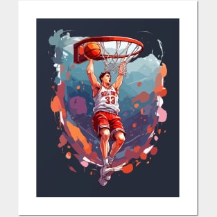 Basketball Lover Retro Design Posters and Art